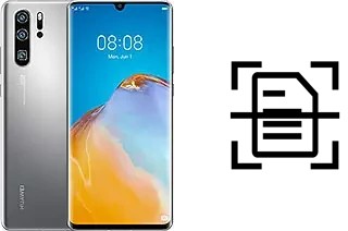 Digitalize documentos em um Huawei P30 Pro New Edition