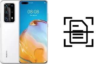 Digitalize documentos em um Huawei P40 Pro+