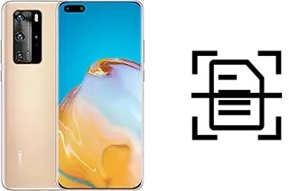 Digitalize documentos em um Huawei P40 Pro