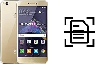 Digitalize documentos em um Huawei P8 Lite (2017)