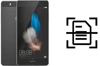 Digitalize documentos em um Huawei P8lite