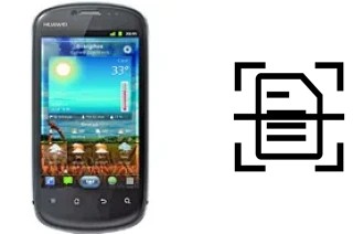 Digitalize documentos em um Huawei U8850 Vision