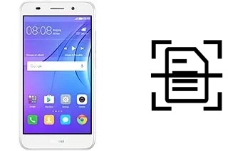 Digitalize documentos em um Huawei Y3 (2017)