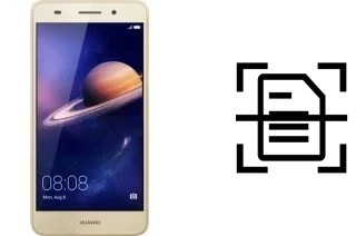 Digitalize documentos em um Huawei Y6 II