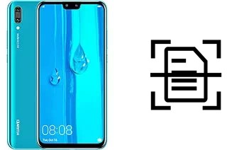 Digitalize documentos em um Huawei Y9 (2019)