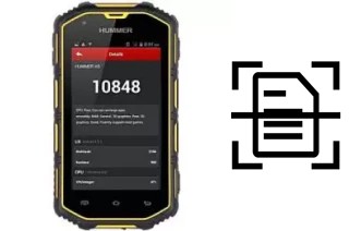 Digitalize documentos em um Hummer H5