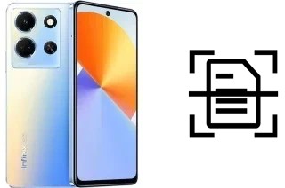 Digitalize documentos em um Infinix Note 30