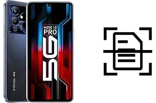 Digitalize documentos em um Infinix Note 12 Pro 5G