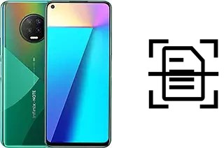 Digitalize documentos em um Infinix Note 7