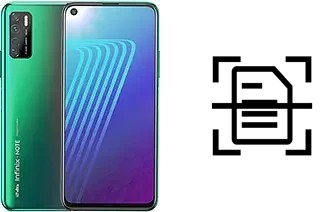 Digitalize documentos em um Infinix Note 7 Lite