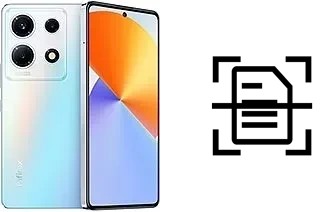 Digitalize documentos em um Infinix Note 30 VIP