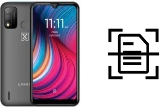 Digitalize documentos em um Lanix Ilium M9V