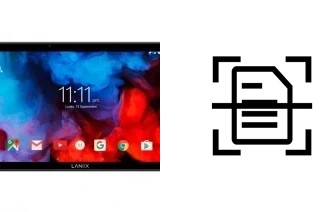 Digitalize documentos em um Lanix Ilium PAD RX10 LTE