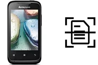 Digitalize documentos em um Lenovo A269i