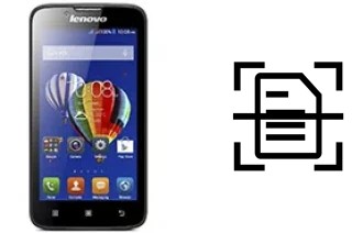 Digitalize documentos em um Lenovo A328