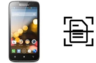 Digitalize documentos em um Lenovo A516