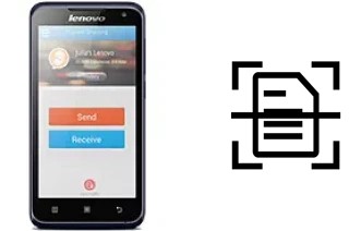 Digitalize documentos em um Lenovo A526