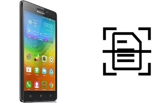 Digitalize documentos em um Lenovo A6000 Plus