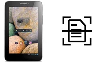 Digitalize documentos em um Lenovo IdeaTab A2107