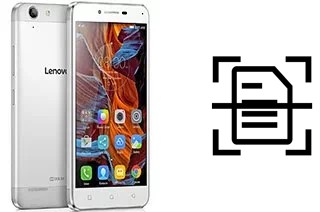 Digitalize documentos em um Lenovo Vibe K5 Plus