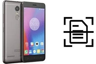 Digitalize documentos em um Lenovo K6 Power