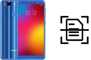 Digitalize documentos em um Lenovo K9
