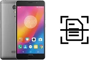 Digitalize documentos em um Lenovo P2