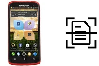 Digitalize documentos em um Lenovo S820