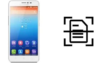 Digitalize documentos em um Lenovo S850