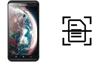 Digitalize documentos em um Lenovo S930