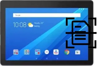 Digitalize documentos em um Lenovo Tab E10