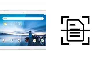 Digitalize documentos em um Lenovo Tab M10