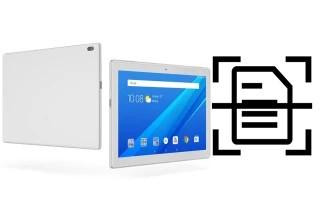 Digitalize documentos em um Lenovo Tab4 10