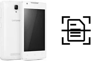 Digitalize documentos em um Lenovo Vibe A