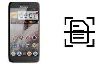 Digitalize documentos em um Lenovo Vibe X S960