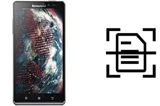 Digitalize documentos em um Lenovo Vibe Z K910