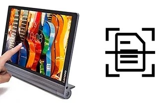 Digitalize documentos em um Lenovo Yoga Tab 3 Pro