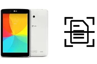 Digitalize documentos em um LG G Pad 8.0