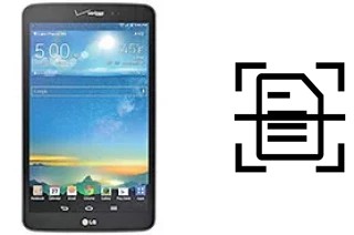 Digitalize documentos em um LG G Pad 8.3 LTE