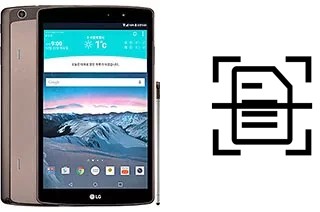 Digitalize documentos em um LG G Pad II 8.3 LTE