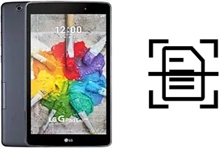 Digitalize documentos em um LG G Pad III 8.0 FHD