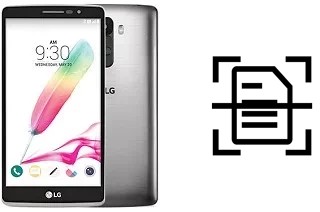 Digitalize documentos em um LG G4 Stylus