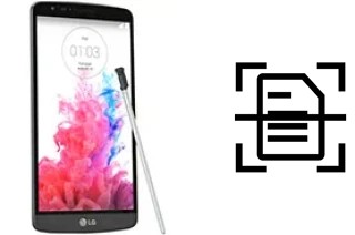 Digitalize documentos em um LG G3 Stylus