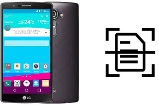 Digitalize documentos em um LG G4 Dual