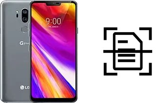 Digitalize documentos em um LG G7 ThinQ