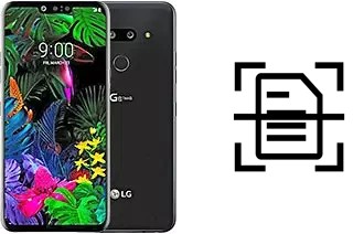 Digitalize documentos em um LG G8 ThinQ