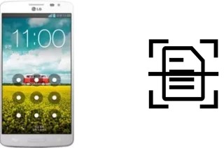 Digitalize documentos em um LG GX