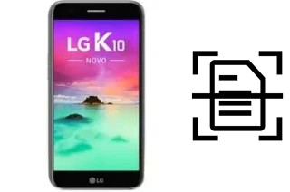 Digitalize documentos em um LG K10 Novo