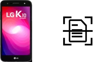 Digitalize documentos em um LG K10 Power