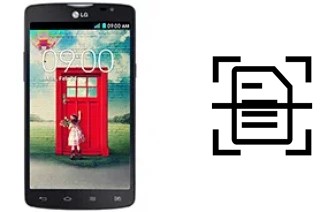 Digitalize documentos em um LG L80 Dual